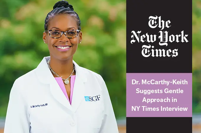 New York Times: Dr. McCarthy-Keith Reveals What to Say to Someone Struggling with Infertility