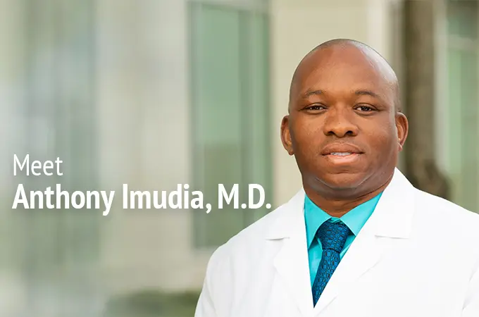 SGF Welcomes Newest Physician to Florida Medical Team, Anthony Imudia, M.D.