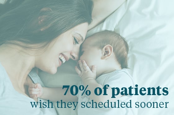 SGF patients report they wish they would have reached out to a fertility specialist sooner 